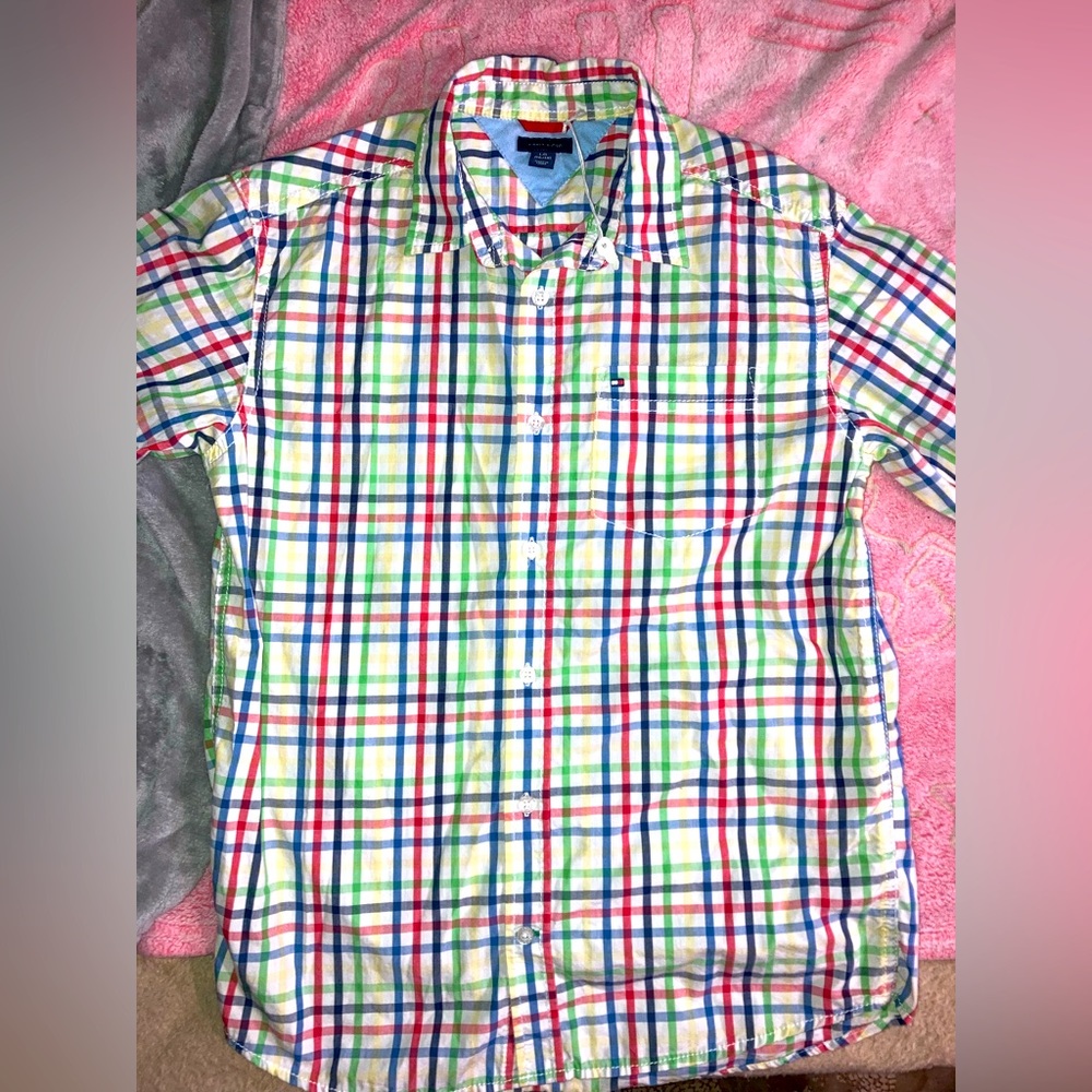Boys Tommy Hilfiger button down shirt